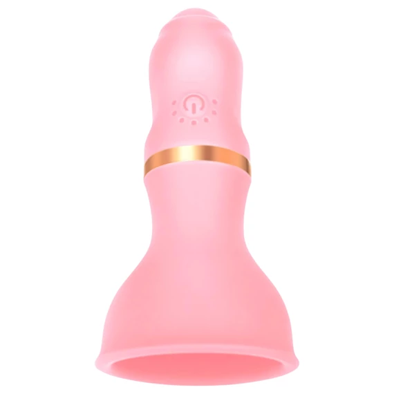 Sunfo - akkus mell vibrátor (pink)