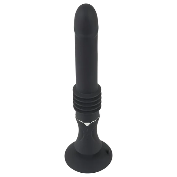 You2Toys Fucking Machine - tapadókorongos lökő vibrátor (fekete)