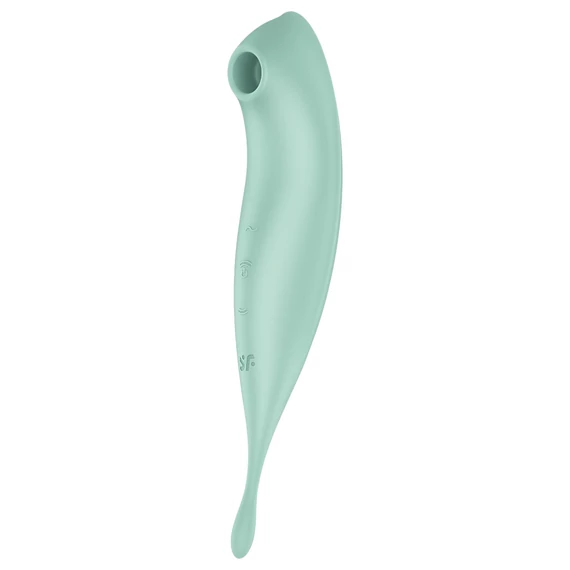 Satisfyer Twirling Pro - okos 2in1 csikló vibrátor (menta)