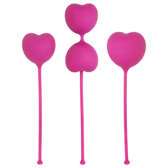 / OHMIBOD - gésagolyó szett - pink (3 részes)