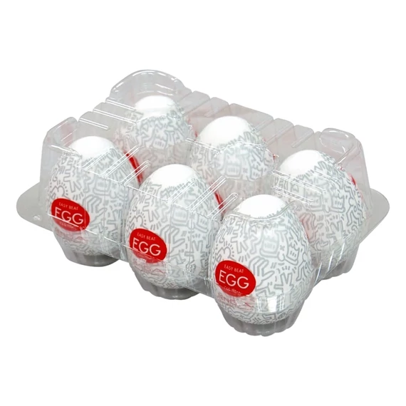 TENGA Egg Keith Haring Party - maszturbációs tojás (6db)