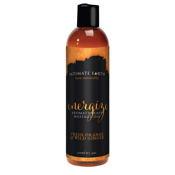 Intimate Earth - energetizáló masszázsolaj - narancs-gyömbér (120ml)