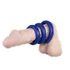 Kép 4/9 - You2Toys - Vastagfalú szilikongyűrű trió (kék) - 4