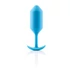 Kép 3/9 - b-vibe Snug Plug 3 - dupla golyós anál dildó (180g) - kék - 2