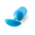 Kép 5/9 - b-vibe Snug Plug 3 - dupla golyós anál dildó (180g) - kék - 3