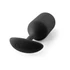 Kép 5/9 - b-vibe Snug Plug 3 - dupla golyós anál dildó (180g) - fekete - 3
