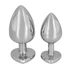 Kép 7/7 - You2Toys - Diamond - 85g-os alumínium anál dildó (ezüst-piros) - 4