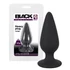 Kép 1/6 - Black Velvet Heavy - 135g-os anál dildó (fekete)
