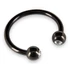 Kép 4/7 - Rebel Glans Ring - strasszos makkgyűrű ékszer (fekete) - 4