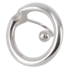 Kép 6/9 - / Penisplug - csillogó makkgyűrű gömbös húgycsőtágítóval (ezüst) - 6