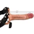 Kép 16/19 - Realistixxx Strap-on - felcsatolható, üreges, élethű dildó (natúr) - 6