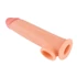 Kép 2/6 - Realistixxx - heregyűrűs hosszabbító péniszköpeny - 19cm (natúr) - 2