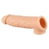 Kép 4/12 - Realistixxx - heregyűrűs péniszköpeny - 16cm (natúr) - 4