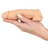 Kép 6/12 - Realistixxx - heregyűrűs péniszköpeny - 16cm (natúr) - 6