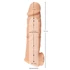 Kép 9/12 - Realistixxx - heregyűrűs péniszköpeny - 16cm (natúr) - 9