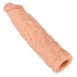 Kép 1/11 - Nature Skin - hosszabbító, vastagító péniszköpeny (19,5cm)