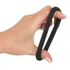 Kép 4/6 - Black Velvet - szilikon péniszgyűrű (fekete) - 5cm - 4