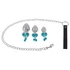 Kép 5/16 - You2Toys - Butt Plug Set - anál dildó szett pórázzal (ezüst) - 3
