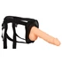 Kép 3/17 - Erection Assistant - üreges felcsatolható dildó (natúr) - 2