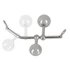 Kép 7/15 - You2Toys Bondage Plugs - fém tágító gömbök (149g) - ezüst - 4