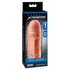 Kép 1/4 - X-TENSION Mega 1 - élethű péniszköpeny (17,7cm) - natúr