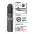 Kép 4/4 - X-TENSION Mega 3 - élethű péniszköpeny (22,8cm) - fekete - 4