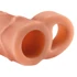 Kép 3/4 - X-TENSION Perfect 1 - heregyűrűs péniszköpeny (17,7cm) - natúr - 3