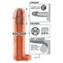 Kép 4/4 - X-TENSION Perfect 2 - heregyűrűs péniszköpeny (19cm) - natúr - 4