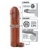 Kép 4/4 - X-TENSION Perfect 2 - heregyűrűs péniszköpeny (19cm) - sötét natúr - 4