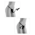 Kép 3/9 - HOOKUP Plug - csíkos alsó anál dildóval (fekete) - 3