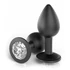 Kép 5/8 - HOOKUP Diamond Plug - csipke alsó anál dildóval (fekete) - 5