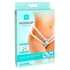 Kép 1/8 - HOOKUP Diamond Plug - csipke alsó anál dildóval (fehér-türkiz)
