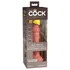 Kép 5/13 - King Cock Elite 6 - tapadótalpas, élethű vibrátor (15cm) - sötét natúr - 3