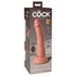 Kép 2/7 - King Cock Elite 7 - tapadótalpas, rádiós, élethű vibrátor (18cm) - natúr - 2
