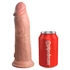 Kép 4/7 - King Cock Elite 8 - tapadótalpas, élethű vibrátor (20cm) - natúr - 4