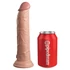 Kép 4/8 - King Cock Elite 9 - tapadótalpas, rádiós, élethű vibrátor (23cm) - natúr - 4
