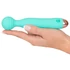Kép 4/8 - Cuties Mini Wand - akkus, vízálló, masszírozó vibrátor (zöld) - 4