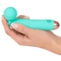 Kép 5/8 - Cuties Mini Wand - akkus, vízálló, masszírozó vibrátor (zöld) - 5