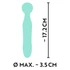 Kép 8/8 - Cuties Mini Wand - akkus, vízálló, masszírozó vibrátor (zöld) - 8