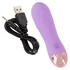 Kép 5/6 - Cuties Mini - akkus, vízálló, rácsos vibrátor (lila) - 5
