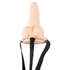 Kép 5/21 - You2Toys Strap-on - akkus, üreges, felcsatolható vibrátor (natúr) - 3
