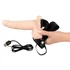 Kép 7/21 - You2Toys Strap-on - akkus, üreges, felcsatolható vibrátor (natúr) - 4