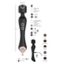 Kép 17/19 - You2Toys CUPA Wand - akkus 2in1 masszírozó vibrátor (fekete) - 9