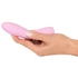 Kép 9/15 - Cuties Mini 3 - akkus, vízálló, bordás vibrátor (pink) - 5