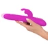Kép 13/21 - SMILE Rabbit - akkus, csiklókaros lökő-forgó vibrátor (pink) - 7