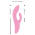 Kép 25/25 - SMILE Nodding - akkus, csiklókaros, bólogató vibrátor (pink) - 13