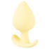 Kép 4/8 - Cuties Mini Butt Plug - szilikon anál dildó - sárga (3,1cm) - 4