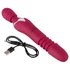 Kép 15/19 - Javida Thrusting - 3in1 masszírozó vibrátor (piros) - 8