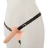 Kép 3/10 - You2Toys - Strap-On - akkus, felcsatolható dupla vibrátor (natúr) - 3
