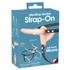 Kép 1/10 - You2Toys - Strap-On - akkus, felcsatolható dupla vibrátor (natúr)